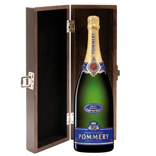 Pommery Brut Royal Champagne Magnum 150cl in Elm Wood Gift Box